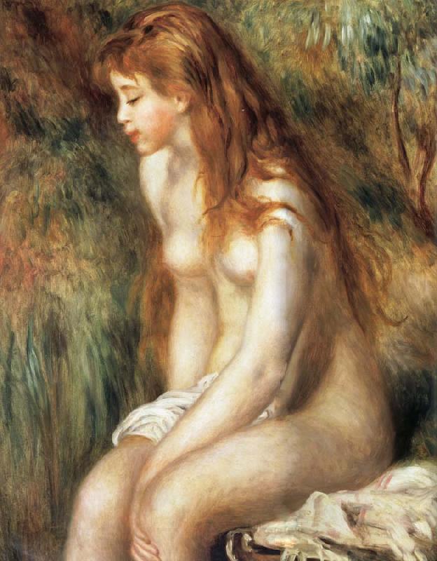 Pierre Renoir Young Girl Bathing Spain oil painting art